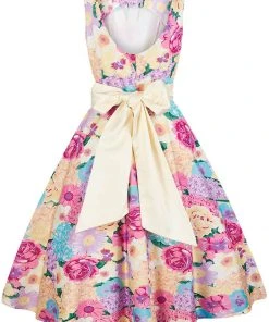 Collectif Margaret English Garden 50's Swing Dress Dresses