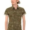 Run And Fly Mens Chalkboard 70's Shirt Grey