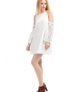 Bright & Beautiful Natasha 60's Dress White Dresses