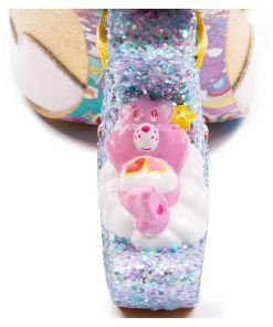 Irregular Choice Care Bears I Like Sleep Boots Blue New In