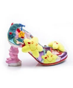 Irregular Choice Care Bears Share Your Care Pumps Yellow Blue New In