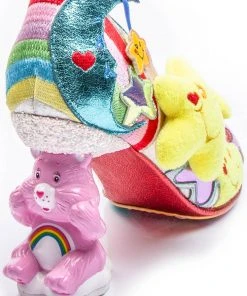 Irregular Choice Care Bears Share Your Care Pumps Yellow Blue New In