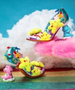 Irregular Choice Care Bears Share Your Care Pumps Yellow Blue New In