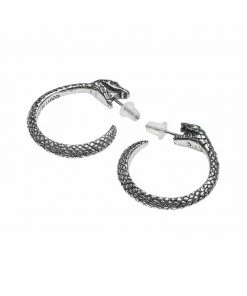 New In Alchemy Sophia Serpent Snake Earrings