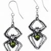 New In Alchemy Emerald Venom Earrings