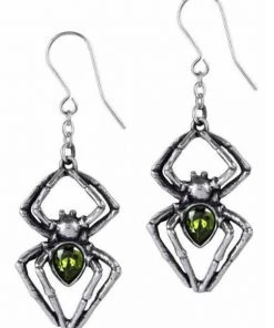 New In Alchemy Emerald Venom Earrings