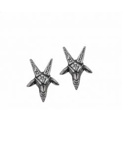 Alchemy Baphomet Stud Earrings New In