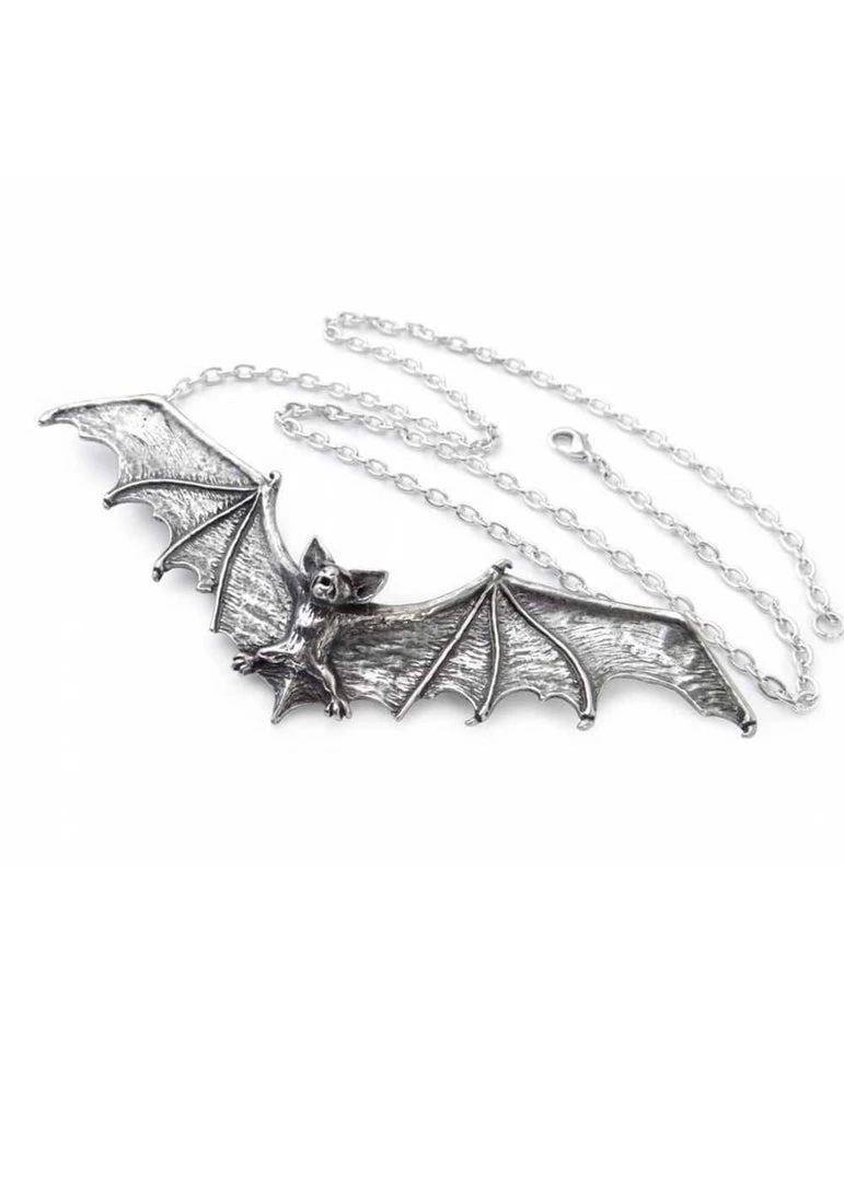 New In Alchemy Gothic Bat Necklace