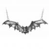 New In Alchemy Gothic Bat Necklace