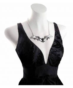 New In Alchemy Gothic Bat Necklace