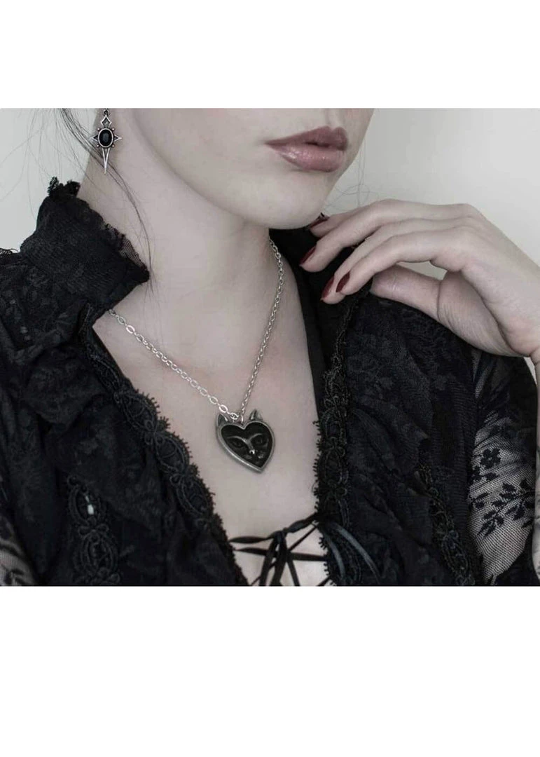 New In Alchemy Love Cat Necklace