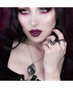 Alchemy Reflections Of Poe Raven Necklace New In