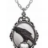 Alchemy Reflections Of Poe Raven Necklace New In