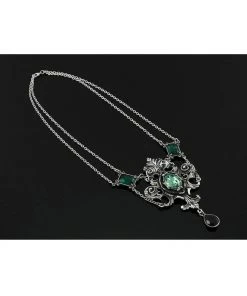 Alchemy Queen Of The Night Necklace Green New In