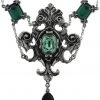 Alchemy Queen Of The Night Necklace Green New In