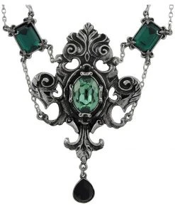 Alchemy Queen Of The Night Necklace Green New In