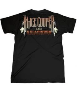 Band Shirts Alice Cooper I Am Halloween T-Shirt Black