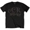 New In Band Shirts Creedence Clearwater Revival CCR T-Shirt Black