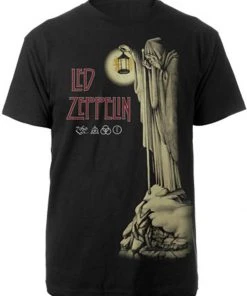 Band Shirts Led Zeppelin Hermit T-Shirt Black New In
