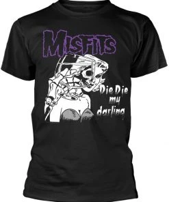 Band Shirts Misfits Die Die My Darling T-Shirt Black