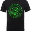 Band Shirts Ramones Green Seal T-Shirt Black New In