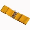 Banned Elastic 50's Belt Mustard New In