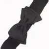Banned Maria Bow 50's Retro Elastic Belt Black New In