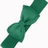 Banned Maria Bow 50's Retro Elastic Belt Green New In