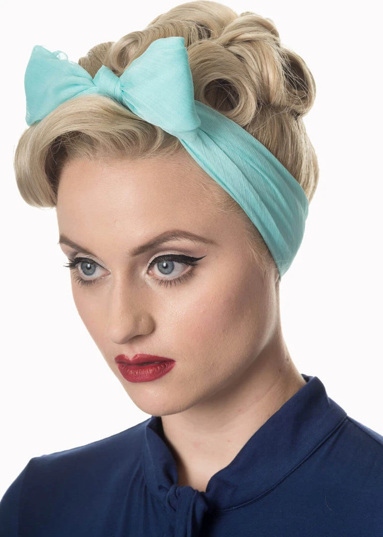 Banned Gradiation Scarf Aqua New In