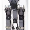 Banned Gentlemens Chevron Rockabilly Braces
