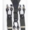 Banned Gentlemens Pinstripe Rockabilly Braces Green New In