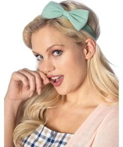Banned Dionne Bow 50's Headband Mint