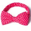 Banned Dionne Polkadot Bow 50's Headband Dark Pink New In