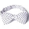 Banned Dionne Polkadot Bow 50's Headband White Black New In