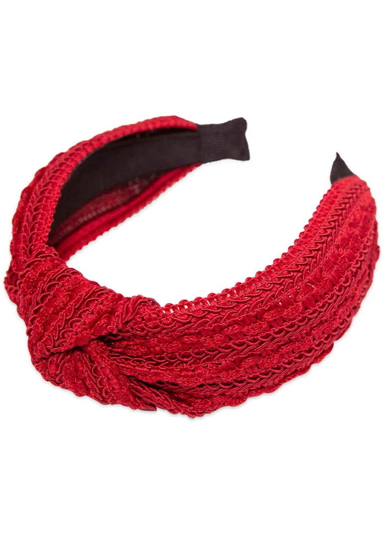 Banned Paloma 60's Headband Burgundy New In