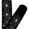 Banned Spiderweb Socks Black New In