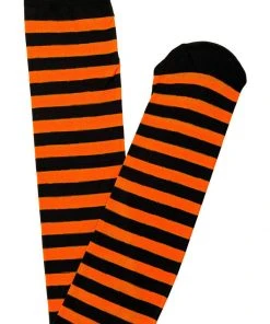 Banned Every Day Is Halloween Socks Orange