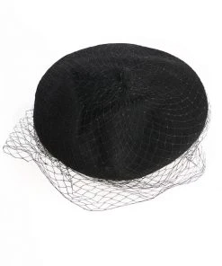 Banned Maggie Net 60's Beret Black New In