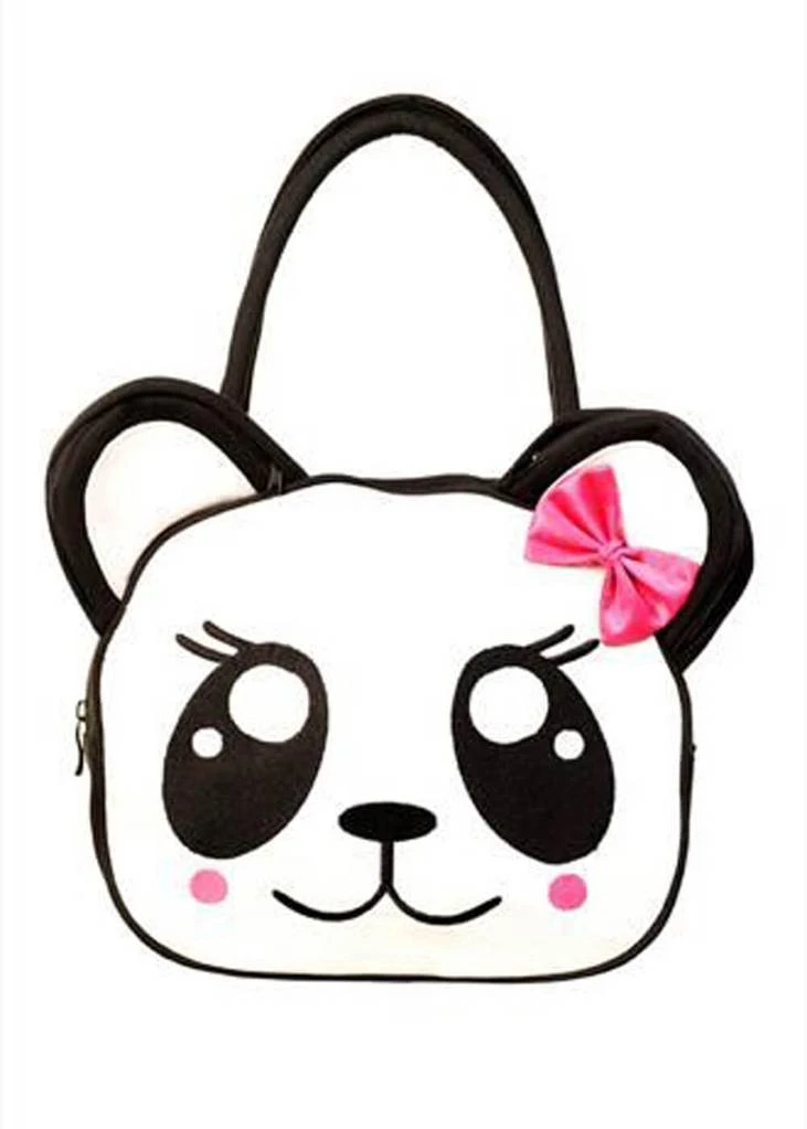 Banned Panda Cutie Bag Black White