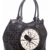 New In Banned Spinderella Spider Bag Black