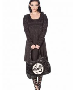 New In Banned Bats Nymph Bag Black