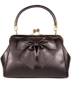 Banned Lockwood Bow 40's Bag Black New In