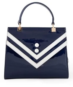 Banned Serene Waters Sailor 60's Handbag Navy New In