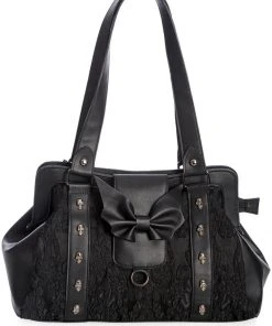 Banned Maplesage Damask Bag Black