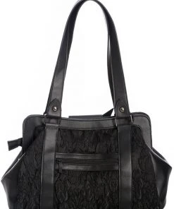 Banned Maplesage Damask Bag Black