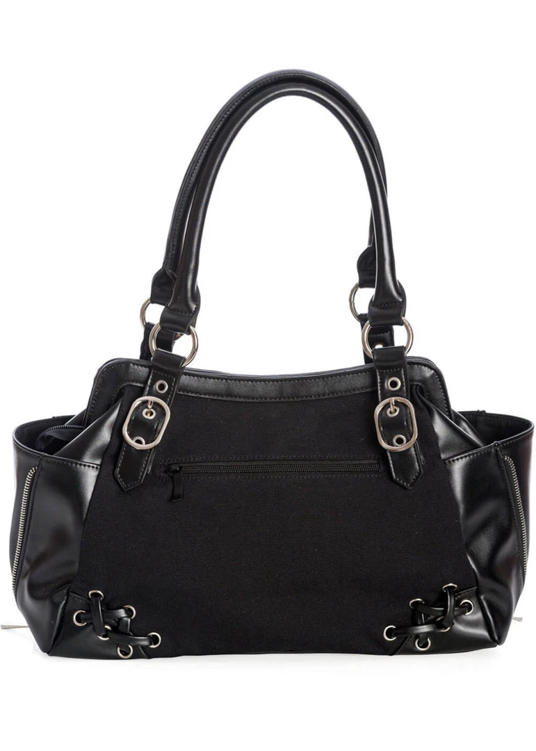 New In Banned Frankenstein And Bride Bag Black