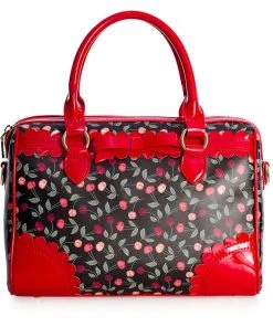 Banned Country Cherry 50's Handbag Black