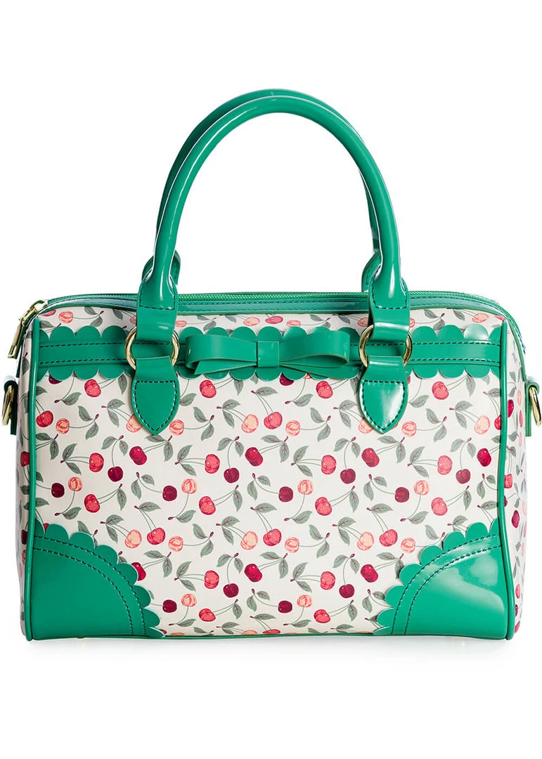 Banned Country Cherry 50's Handbag Green