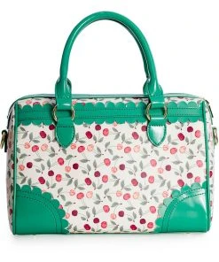 Banned Country Cherry 50's Handbag Green