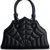 New In Banned Sirin Spiderweb Handbag Black